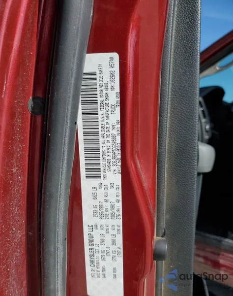 2013 Ram 1500 St из США, поврежденный, VIN 3C6JR6AP5DG505887